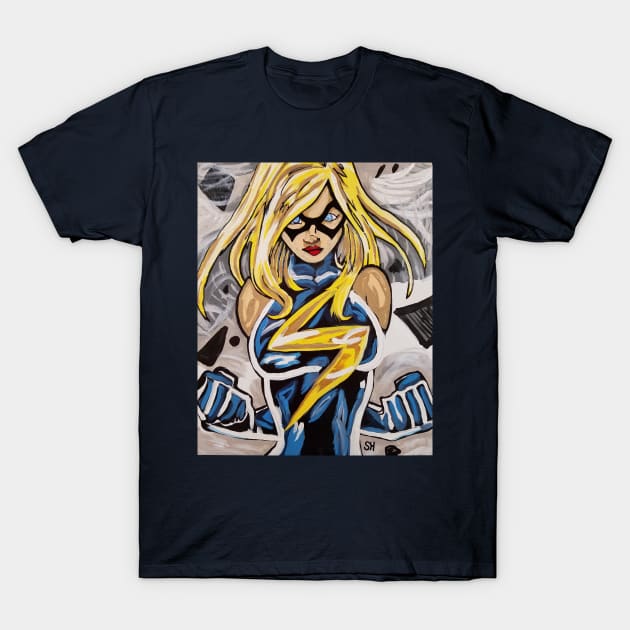 Ms. Marvel by Scott Hulderson T-Shirt by Scott Hulderson